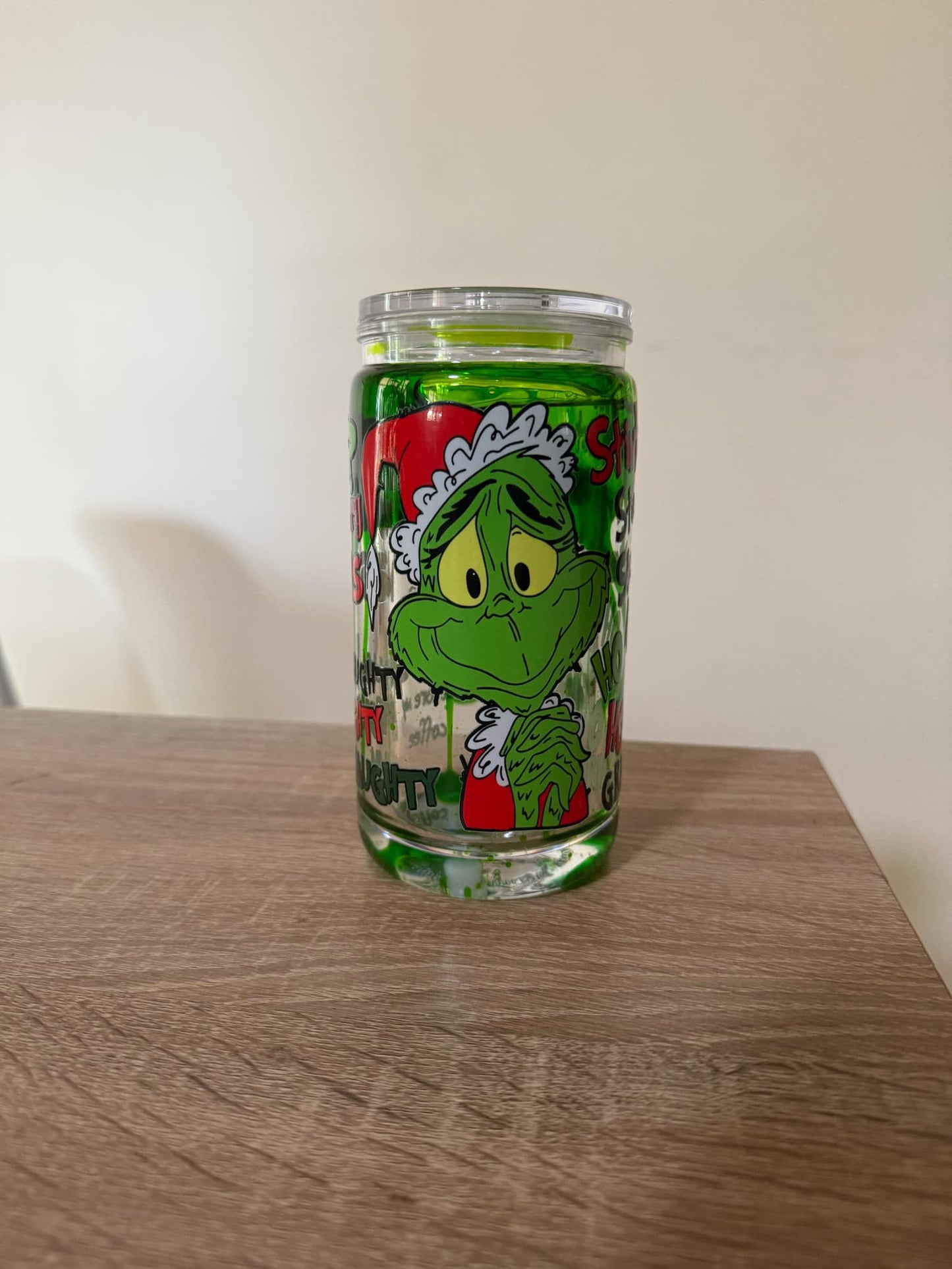 *CUSTOM* 16oz Acrylic Snow Globe Tumbler